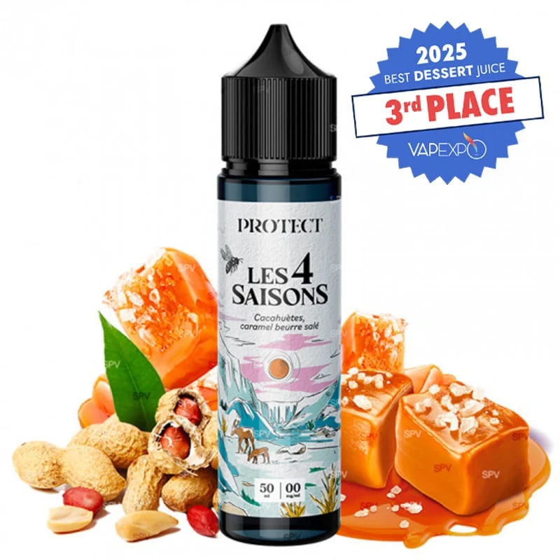 Protect - Erdnuss gesalzenes Butter-Karamell - Les 4 Saisons Winter | 50 ml in 75 ml