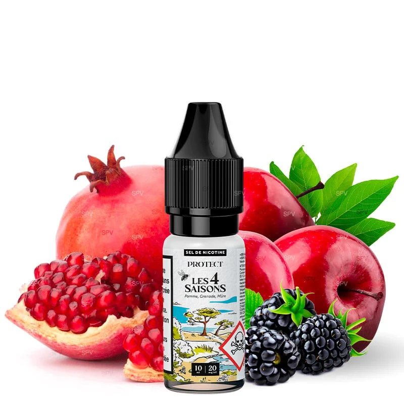 Protect - Apfel Granatapfel Brombeere Nikotinsalz - Les 4 Saisons Sommer | 10 ml