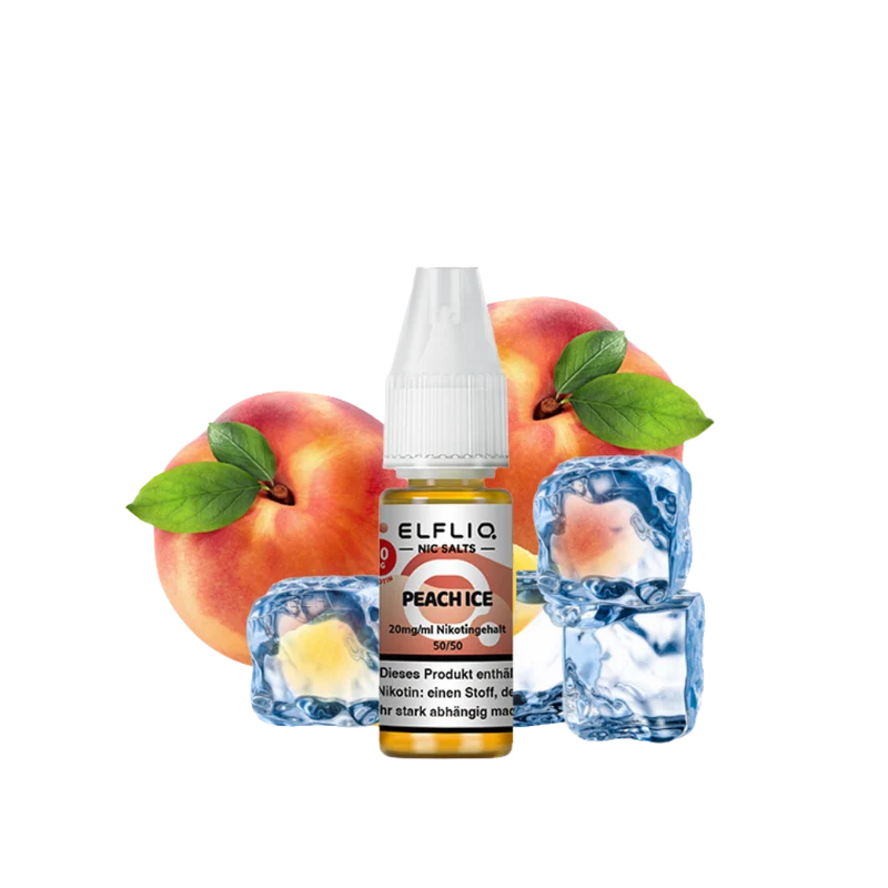 ELFBAR ELFLIQ - Peach Ice (10ml / 20mg)