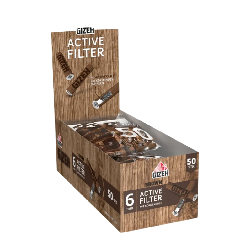 GIZEH BROWN - AKTIV FILTER (50er)