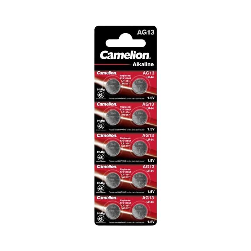 CAMELION AG13/LR44/357 Knopfzellen (5x 10er Blister)