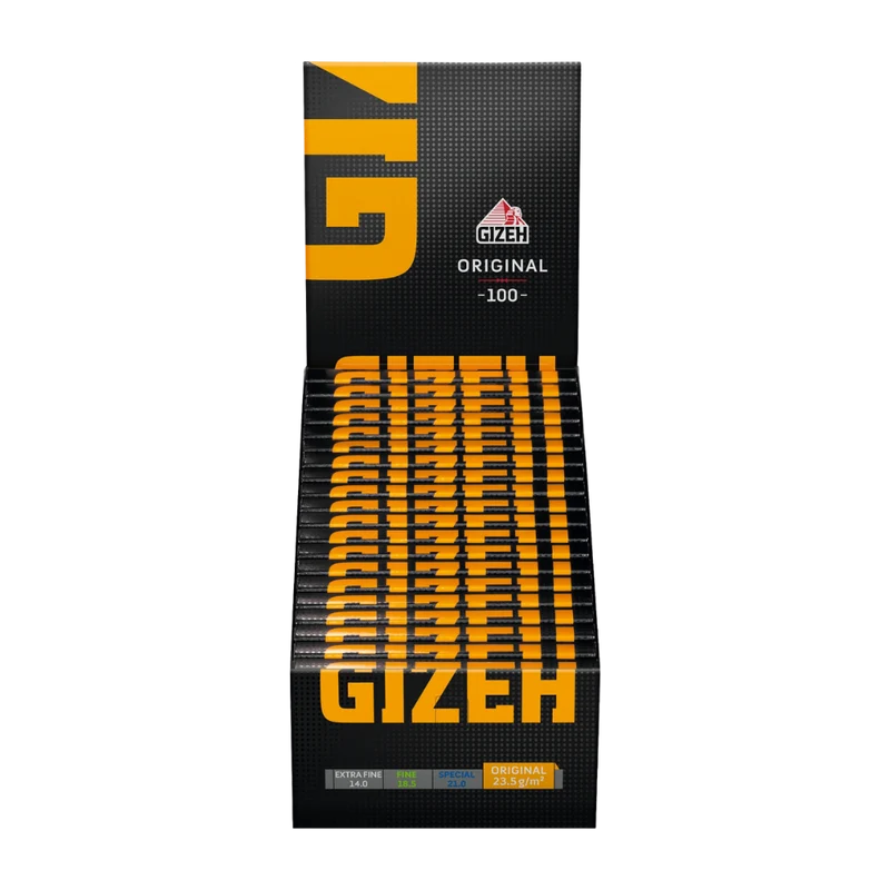 GIZEH BLACK - Original 100 Blatt (orange)