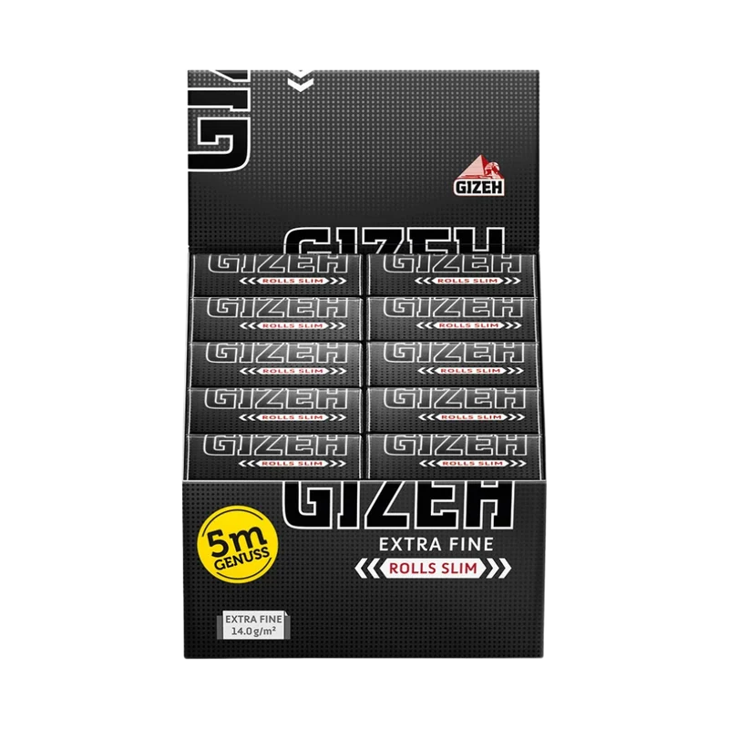 GIZEH BLACK - Rolls Slim (20er)