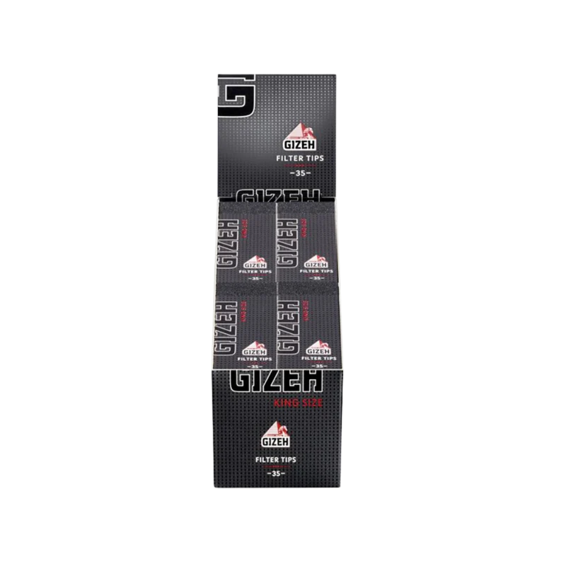 GIZEH BLACK - Filter Tips Regular