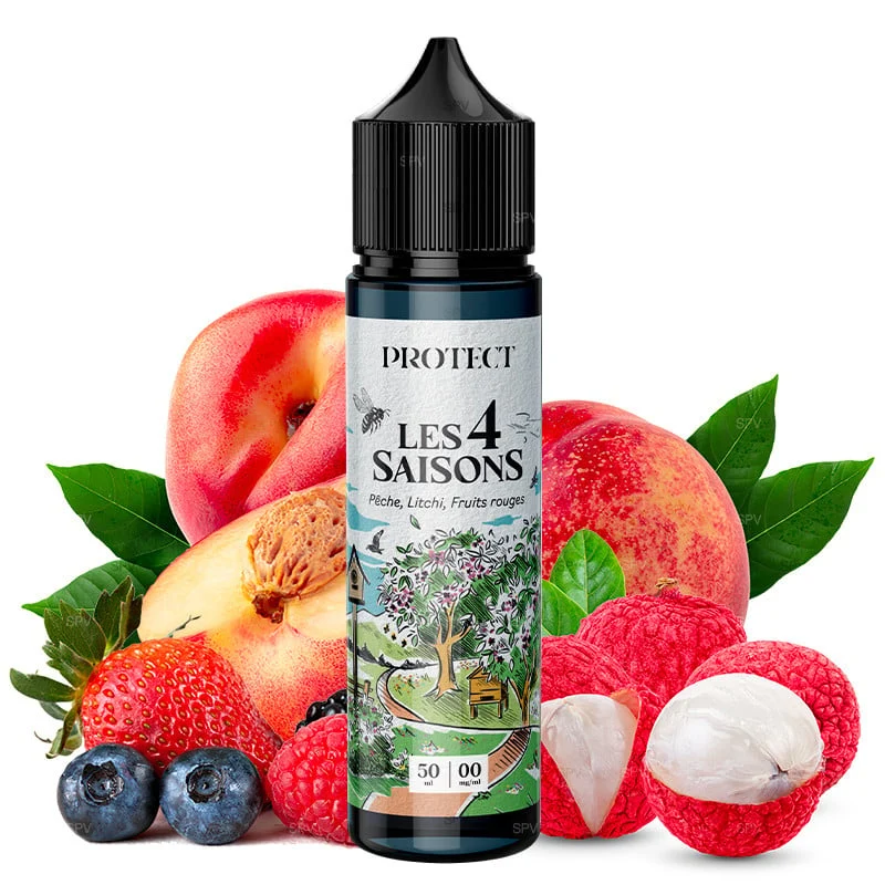 Protect - Pfirsich Litschi Rote Früchte - Les 4 Saisons Frühling | 50 ml in 75 ml