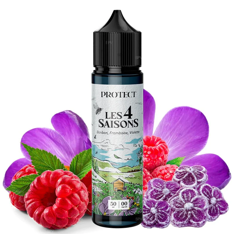 Protect - Bonbon Himbeere Veilchen - Les 4 Saisons Frühling | 50 ml in 75 ml