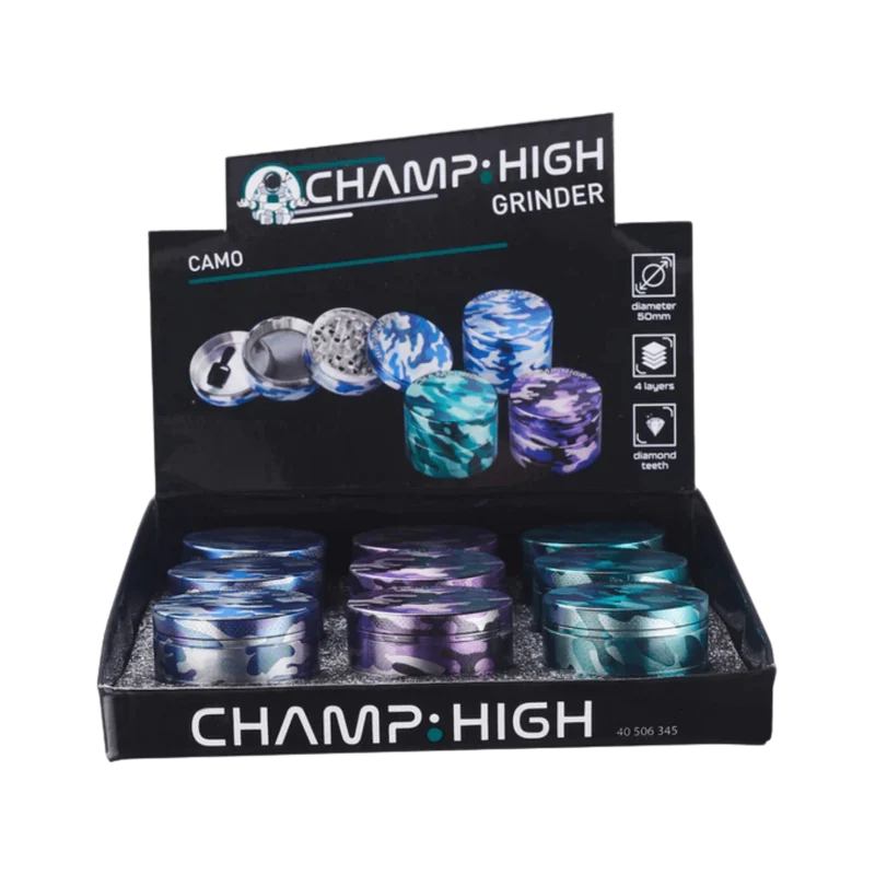Champ High Camouflage Grinder 50 mm, 4-teilig