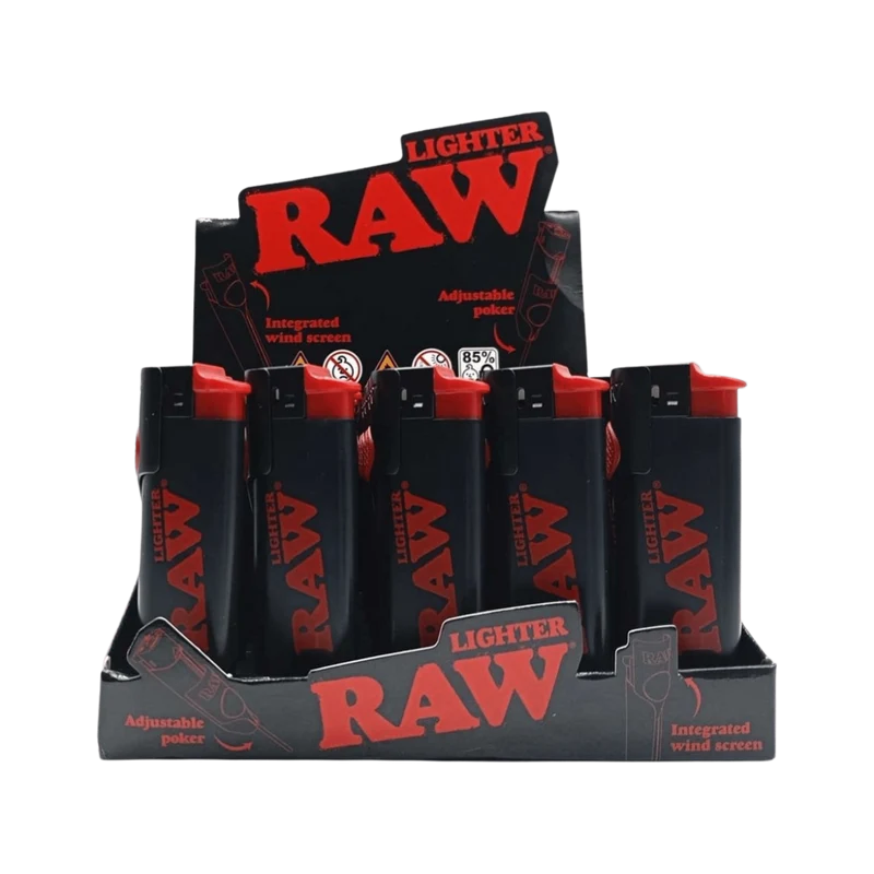 RAW Phoenix Feuerzeug Schwarz – elektrische Zündung