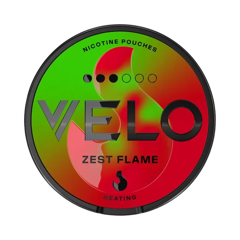 VELO Zest Flame – Snus Nikotin Pouches, Stärke 3/6