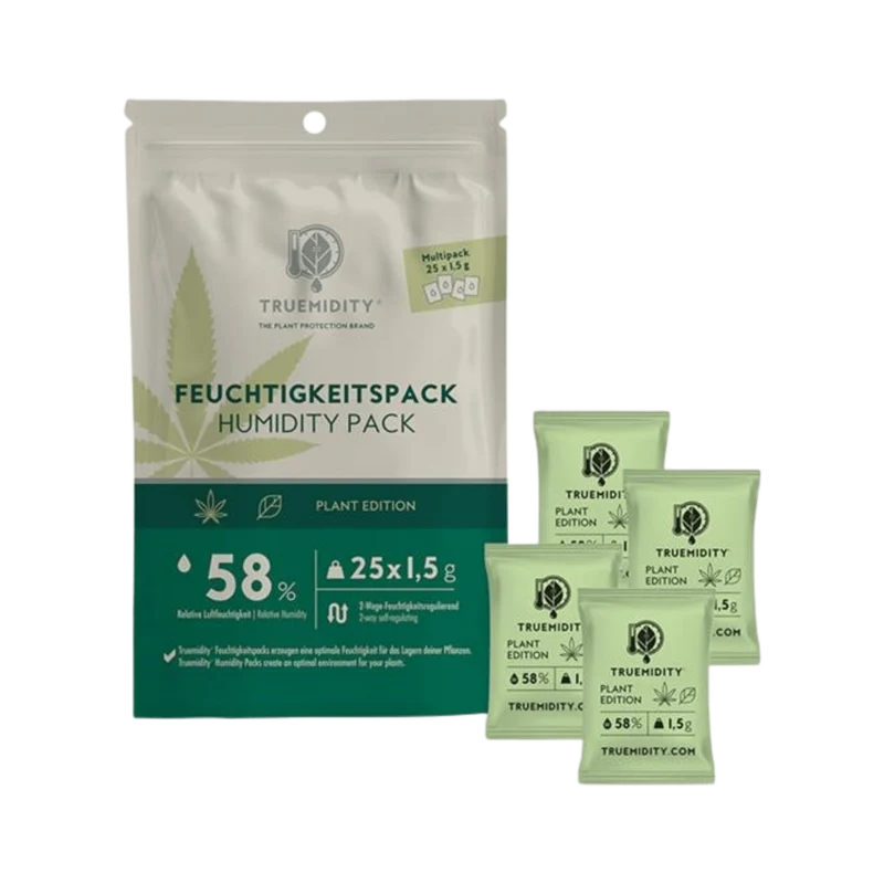 Truemidity Humidity Packs 58% – 1.5g Display (25 Stück)
