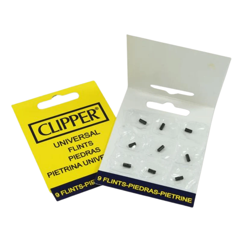 Clipper Feuersteine 9er Set – Ersatz für Clipper Feuerzeuge