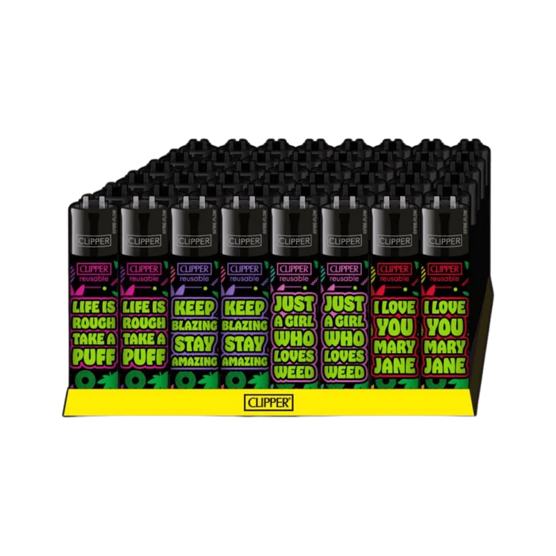 Clipper Feuerzeug Weed Statements #8