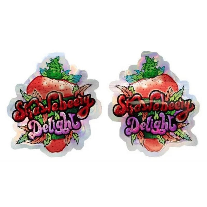 Growpoint Smellproof Grips StraWebeery Delight – 110x100mm, 100 Stück
