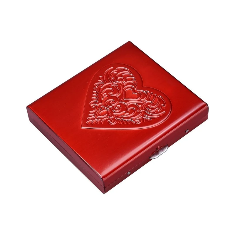 Champ Zigarettenetui Heart – 20er Metall, Display 12 Stück