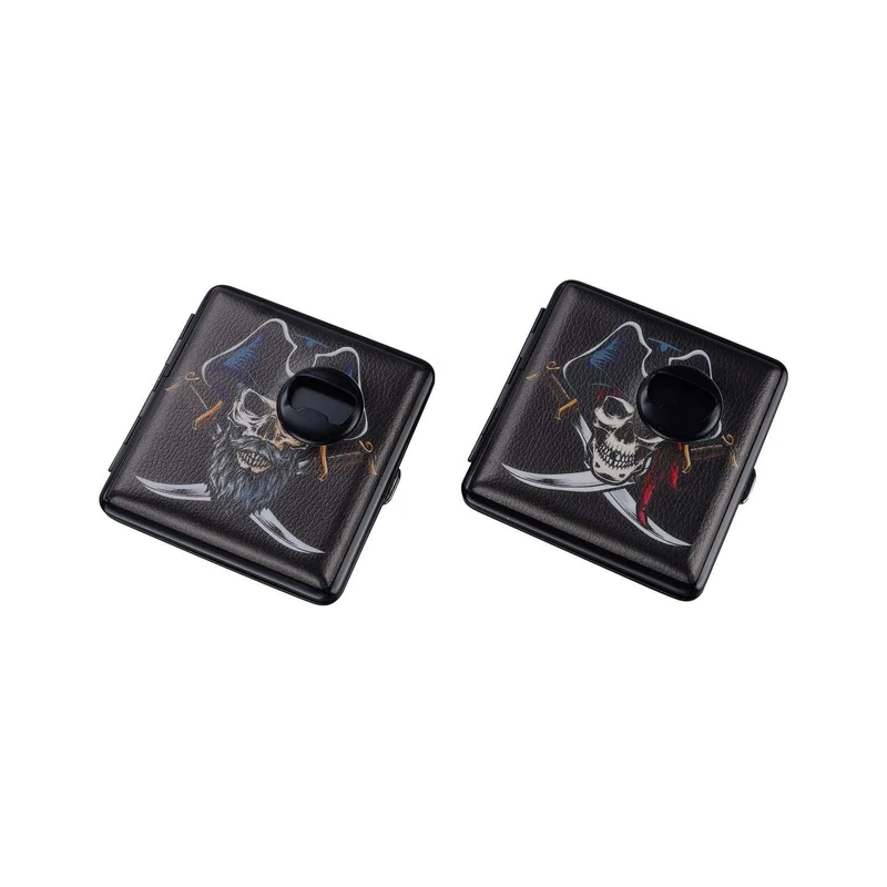 Champ Zigarettenetui Piraten Totenkopf – 20er, Display 12 Stück