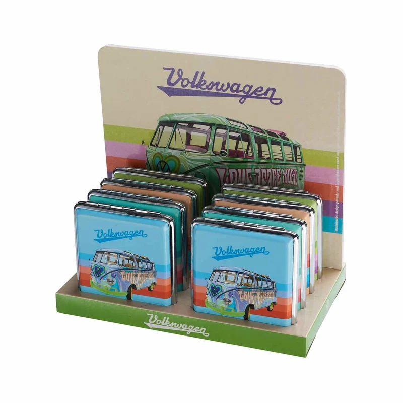Champ Zigarettenetui VW Bulli – 20er Metall, Display 8 Stück