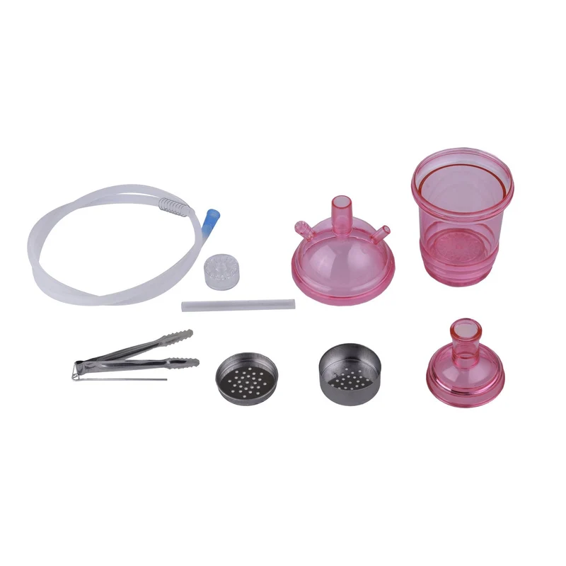 Al Malik Shisha Akka Acryl – 4er Set, 23cm, 4 Farben