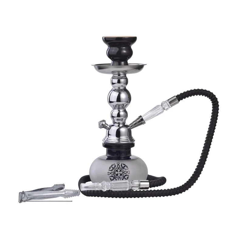Al Malik Shisha Beni Mellal Black – 25cm, Koffer & Geschenkbox