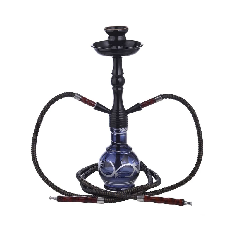 Al Malik Shisha Inzegan Black – Wasserpfeife 45cm