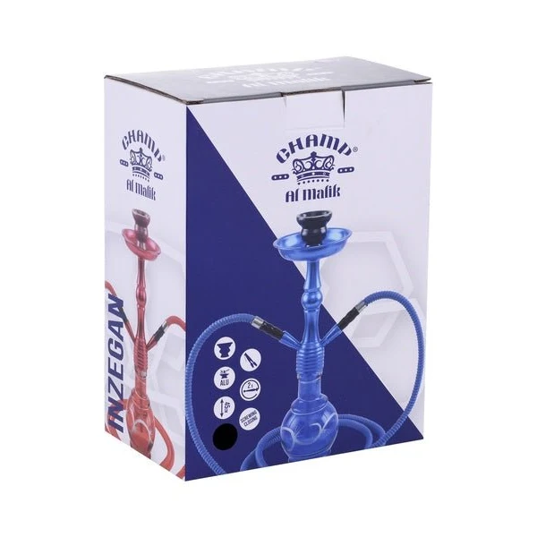 Al Malik Shisha Inzegan Black – Wasserpfeife 45cm
