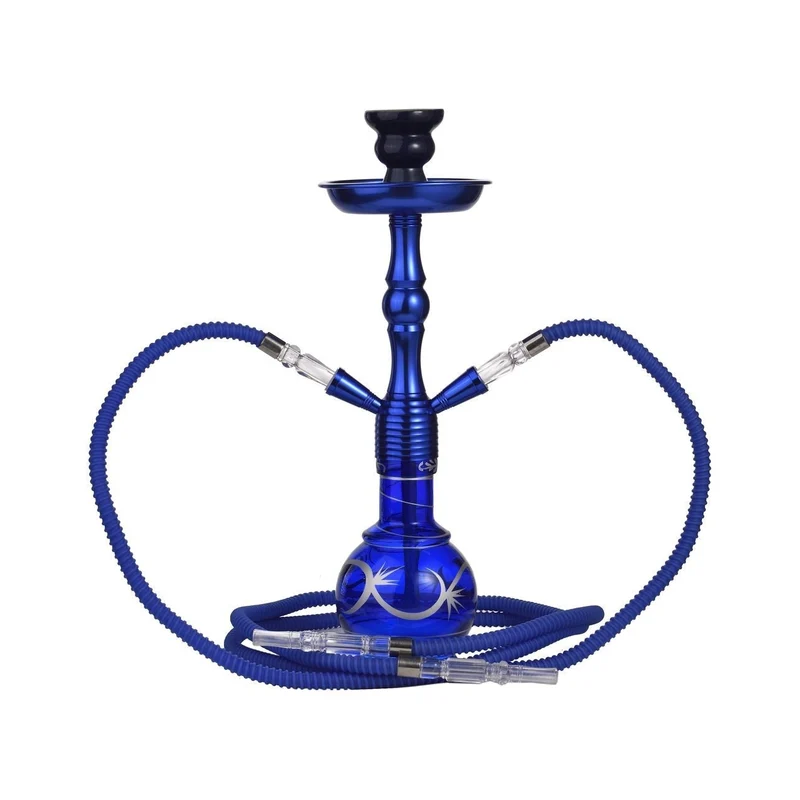 Al Malik Shisha Inzegan Blue – Wasserpfeife 45cm