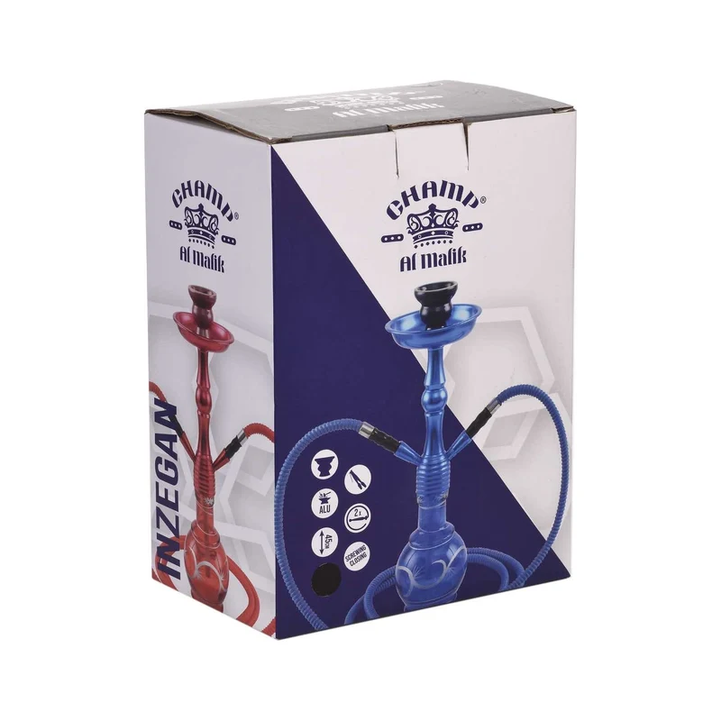 Al Malik Shisha Inzegan Blue – Wasserpfeife 45cm