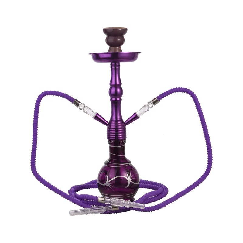 Al Malik Shisha Inzegan Purple – Wasserpfeife 45cm
