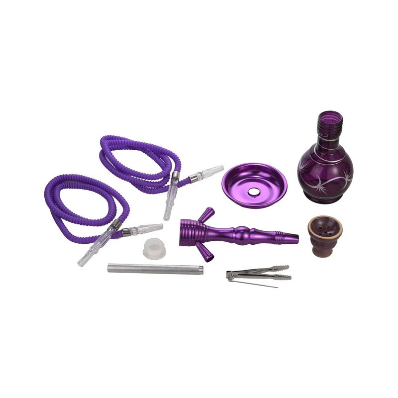 Al Malik Shisha Inzegan Purple – Wasserpfeife 45cm