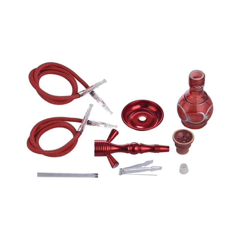 Al Malik Shisha Inzegan Red – Wasserpfeife 45cm