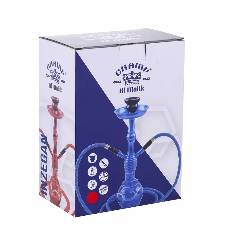 Al Malik Shisha Inzegan Red – Wasserpfeife 45cm
