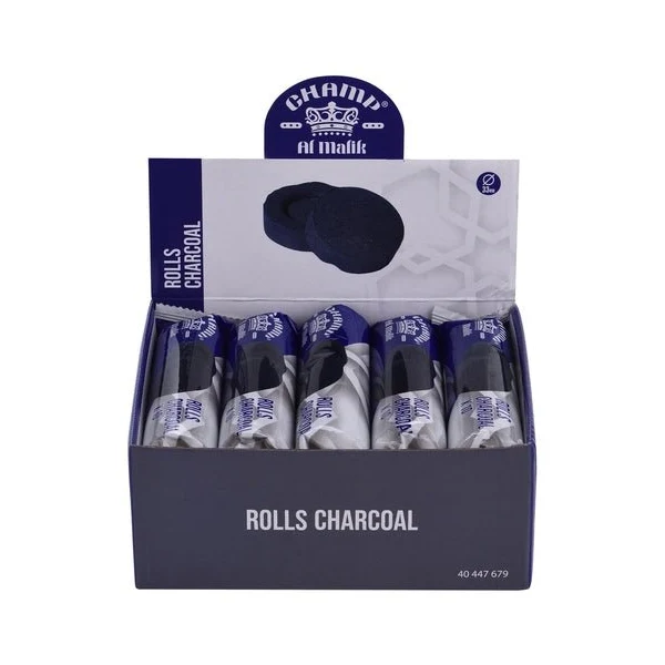 Al Malik Shisha Kohle Rolls – 33mm, 100 Stück