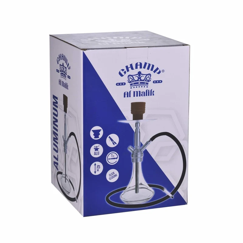 Al Malik Shisha Marrakech Silber – Wasserpfeife, 420 mm