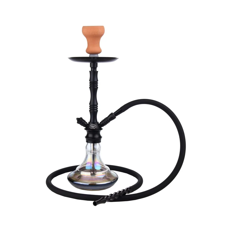 Al Malik Shisha Tabounte Perlmutt Silber – Wasserpfeife, 510 mm