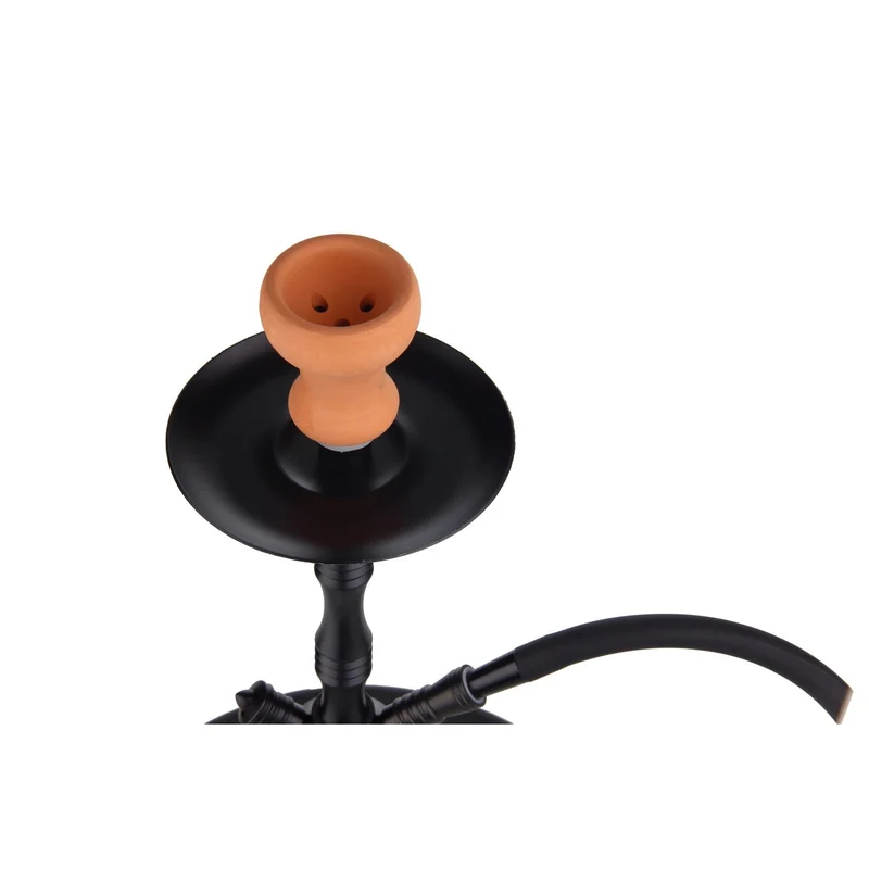 Al Malik Shisha Tabounte Perlmutt Silber – Wasserpfeife, 510 mm