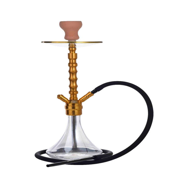 Al Malik Shisha Zaida Perlmutt Gold – Wasserpfeife, 580 mm