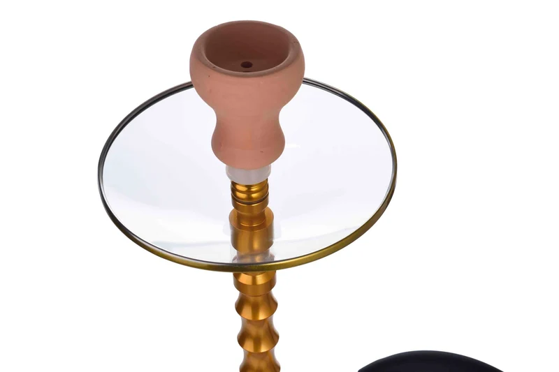 Al Malik Shisha Zaida Perlmutt Gold – Wasserpfeife, 580 mm