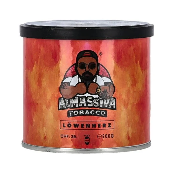 Al Massiva Löwenherz Pfirsich Himbeere – Shisha Tabak, 200 g