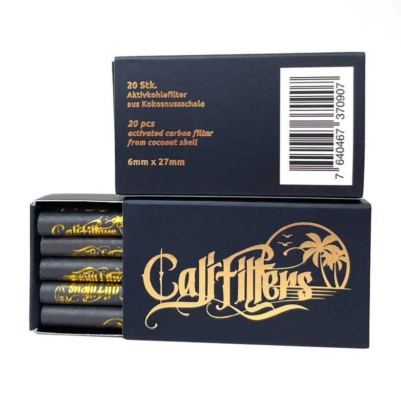 Cali Filters - Aktivkohle Filter - 6mm 20 Stück