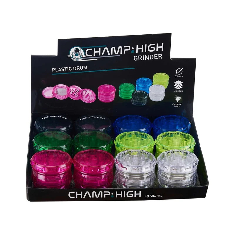 Champ High Plastic Grinder Drum – 63 mm, 4-teilig