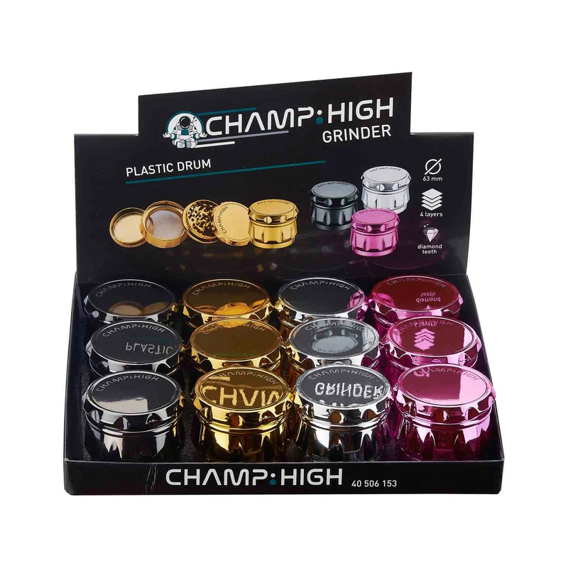 Champ High Plastic Grinder Drum Color – 63 mm, 4-teilig