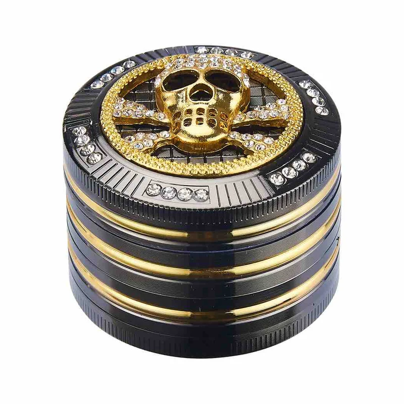 Champ High Grinder Bling Bling Skull – 50 mm, 4-teilig
