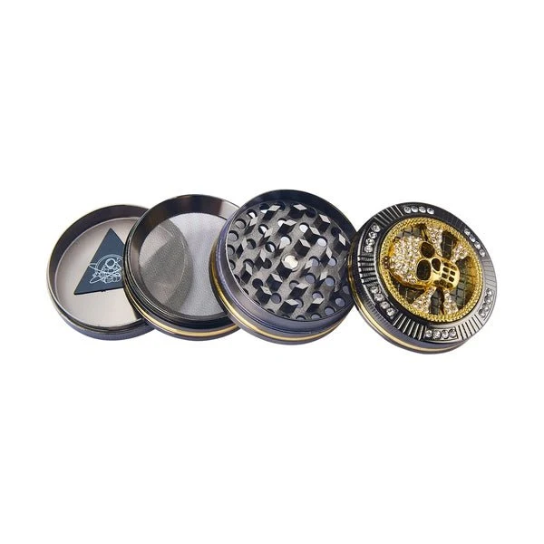 Champ High Grinder Bling Bling Skull – 50 mm, 4-teilig