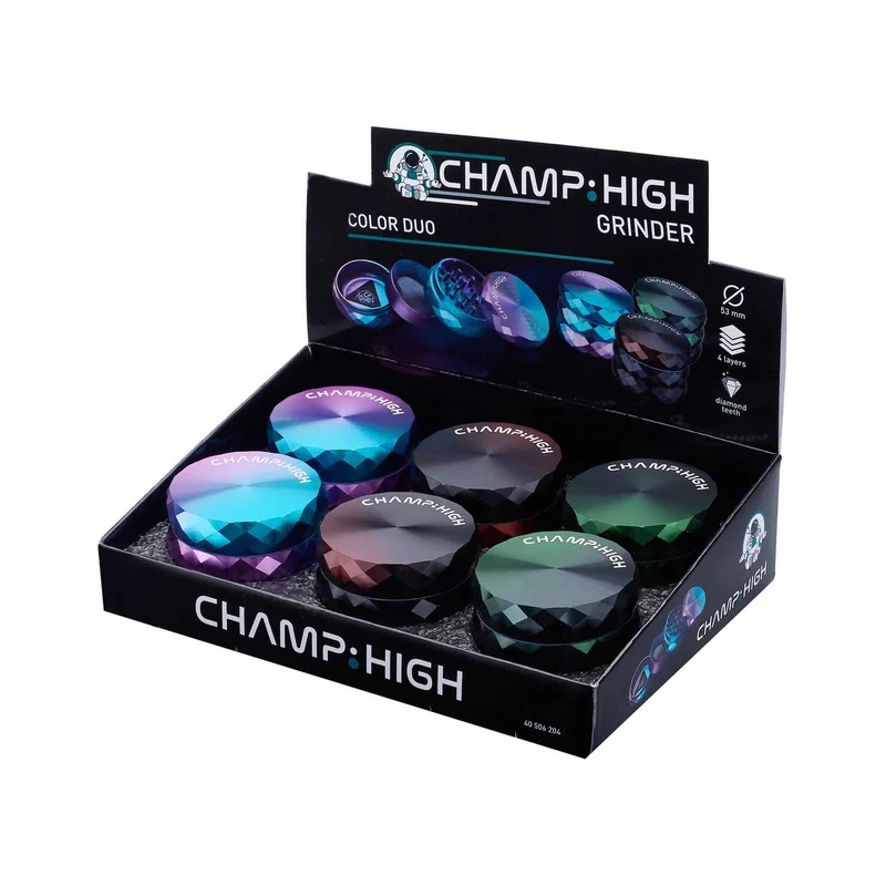 Champ High Grinder Color Duo – 53 mm, 4-teilig