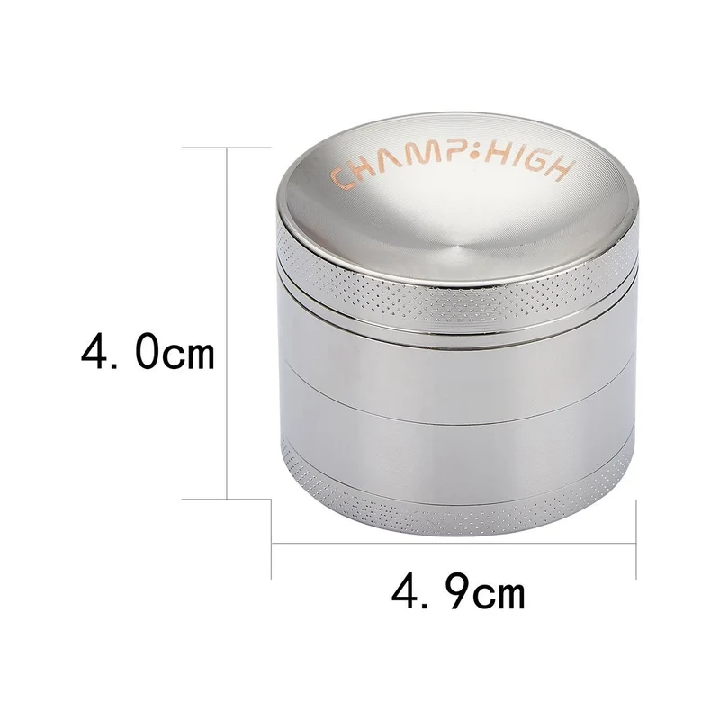 Champ High Grinder Curved – 50 mm, 4-teilig