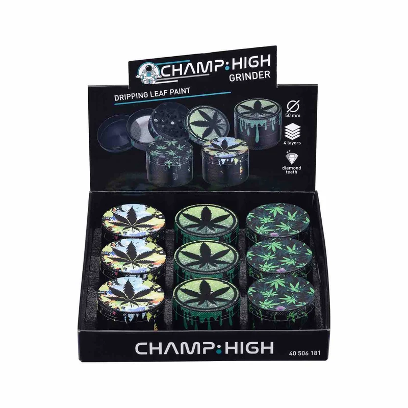 Champ High Grinder Dripping Leaf Paint – 50 mm, 4-teilig