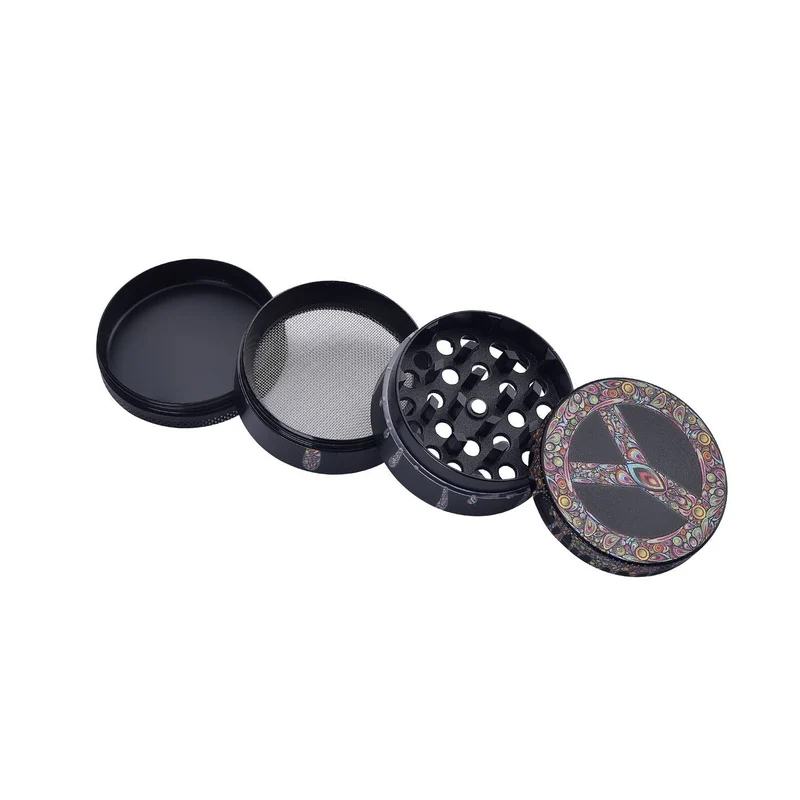 Champ High Grinder Dripping Peace&Love Paint – 50 mm, 4-teilig