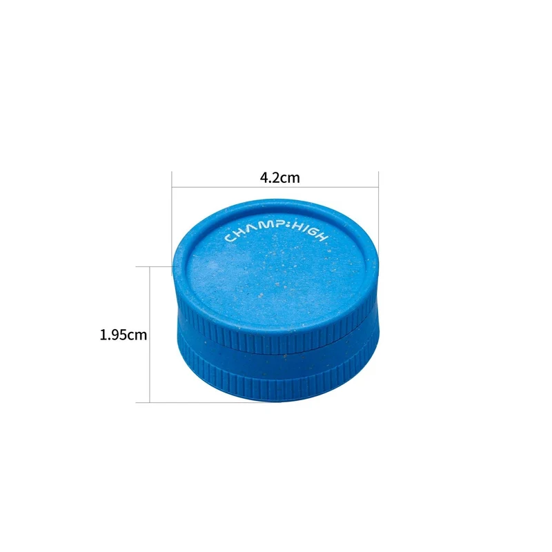 Champ High Hemp Plastic Grinder – 42 mm, Display 24 Stück
