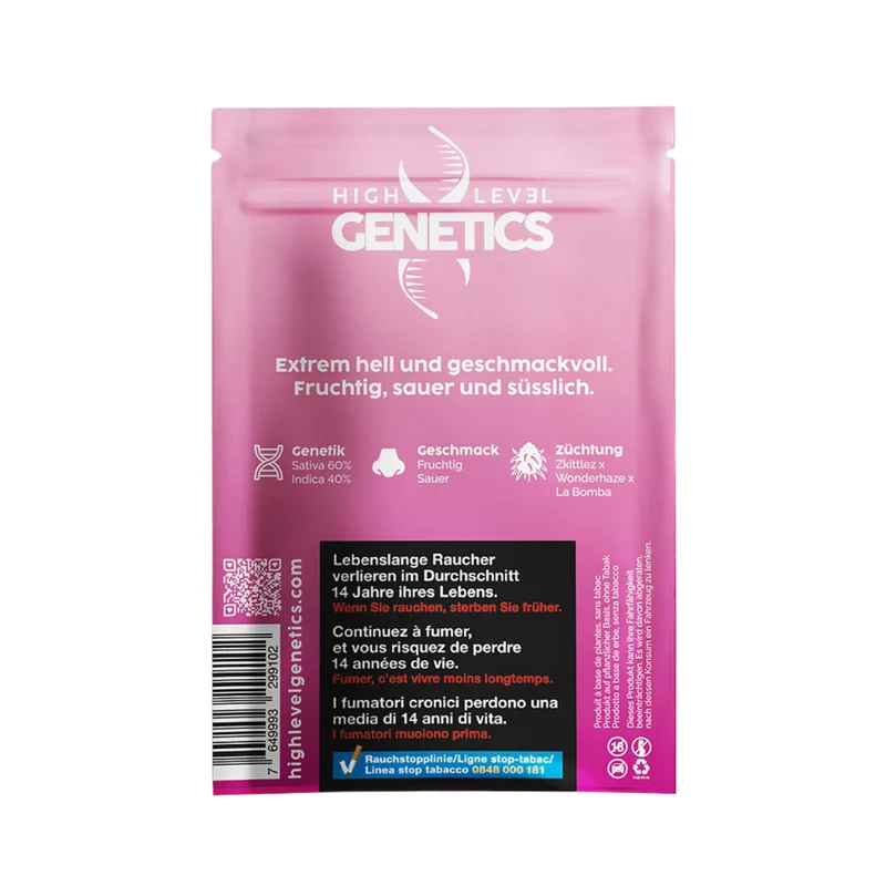 High Level Genetics Zkittlez - Indoor CBD Blüte 2g