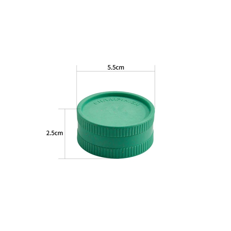Champ High Hemp Plastic Grinder – 55 mm, 2-teilig