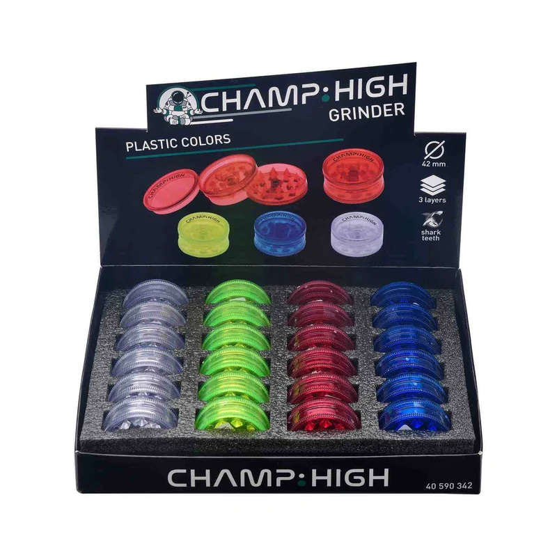 Champ High Plastic Grinder – 42 mm, 3-teilig